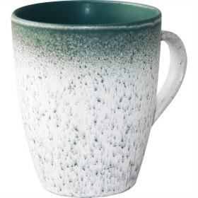 18 oz Large Pottery Coffee Mug, Green Big Tea Cup for Office and Home, Dishwasher and Microwave Safeâ€¦