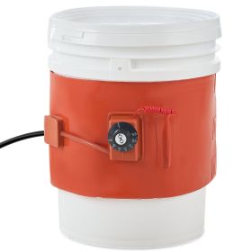 VEVOR 5 Gallon Metal Drum Heater 800 Watt 7.75 inch Width86-302Â°F Adjustable