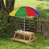 Wooden Outdoor Kids Picnic Table ( Amazon Shipping)(Prohibited by WalMart)
