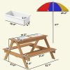 Wooden Outdoor Kids Picnic Table ( Amazon Shipping)(Prohibited by WalMart)