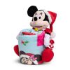 Disney Minnie Mouse Holiday Joy Hugger Pillow &amp; Silk Touch Throw Blanket Set 40x50 Inches