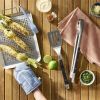 2pc Stainless Steel Grill Set Silver