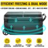 VEVOR Portable Car Freezer, 100 Quart Portable Refrigerator Freezer, 95L Dual Storage Zone Camping Freezer, -4Â°F~68Â°F 12 Volt Fridge Freezer
