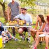 Aluminum Grill Table with Iron Mesh Top