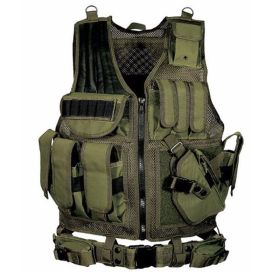 Tactical Waist Bag Denim Waistbag With Water Bottle Holder For Outdoor Traveling Camping Hunting Cycling (Color: Desert Digital)