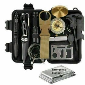 Nylon Camping Belt Bag; Military Hunting Tactical Waist Pack (Color: Black)