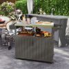 Camping Cart, Grill Cart, Outdoor Bar Cart
