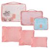 9Pcs Clothes Storage Bags Water-Resistant Travel Luggage Organizer Clothing Packing Cubes for Blouse Hosiery Stocking Underwear