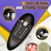 One-click automatic electric can opener + Manual Cork opener set, electric can opener for arthritis and the elderly - easy to use, smooth edges