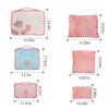 9Pcs Clothes Storage Bags Water-Resistant Travel Luggage Organizer Clothing Packing Cubes for Blouse Hosiery Stocking Underwear