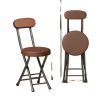 Iron alloy folding chair with backrest - comfortable, portable, foldable, suitable for adults - suitable for home, outdoor, and balcony use