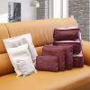 9Pcs Clothes Storage Bags Water-Resistant Travel Luggage Organizer Clothing Packing Cubes for Blouse Hosiery Stocking Underwear