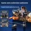Wireless bluetooth headset four speakers three sound effects hanging neck game sports in-ear bluetooth headset